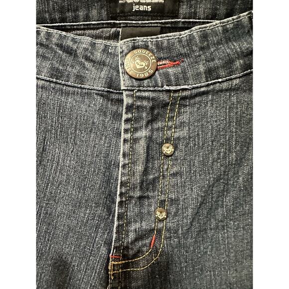 Squeeze Jeans Women Size 18 W Bootcut Embroidered Pockets Y2K - Picture 7 of 10